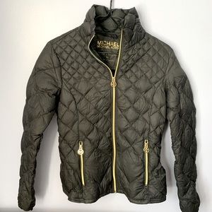 Michael Kors packable puffer jacket